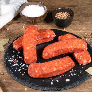 Chorizo ahumado tipo asturiano (450 g)